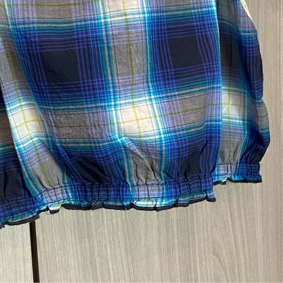 Thereabouts Blue Plaid Top Youth 2XL 20.5P NWT - Picture 5 of 9